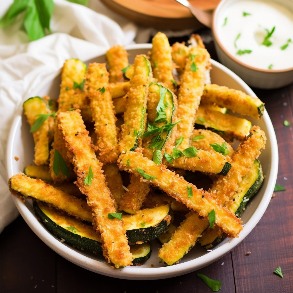 Crispy Baked Zucchini Fries