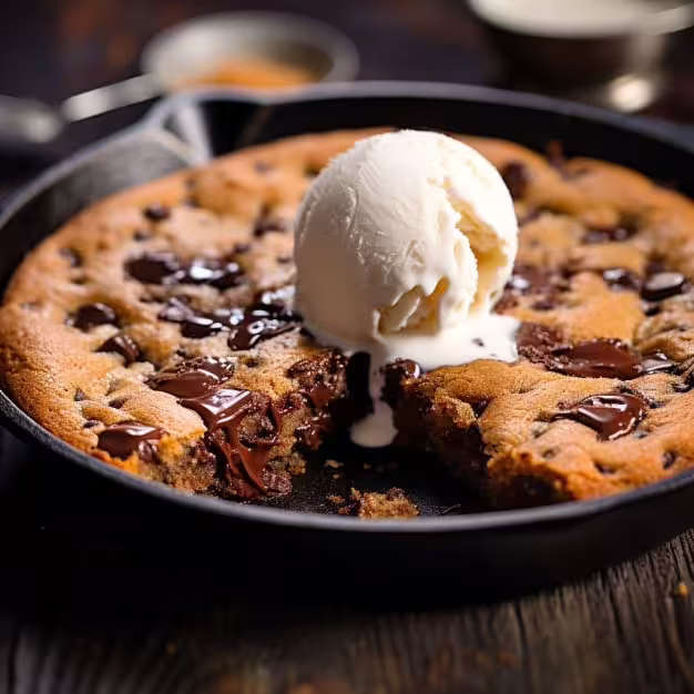 Chocolate Chip Skillet Cookie
