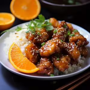 Crispy Honey Orange Chicken