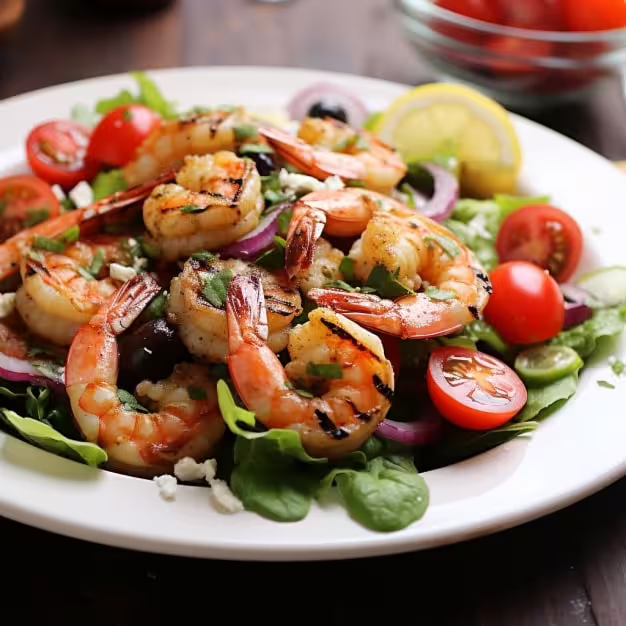 Grilled Shrimp Salad