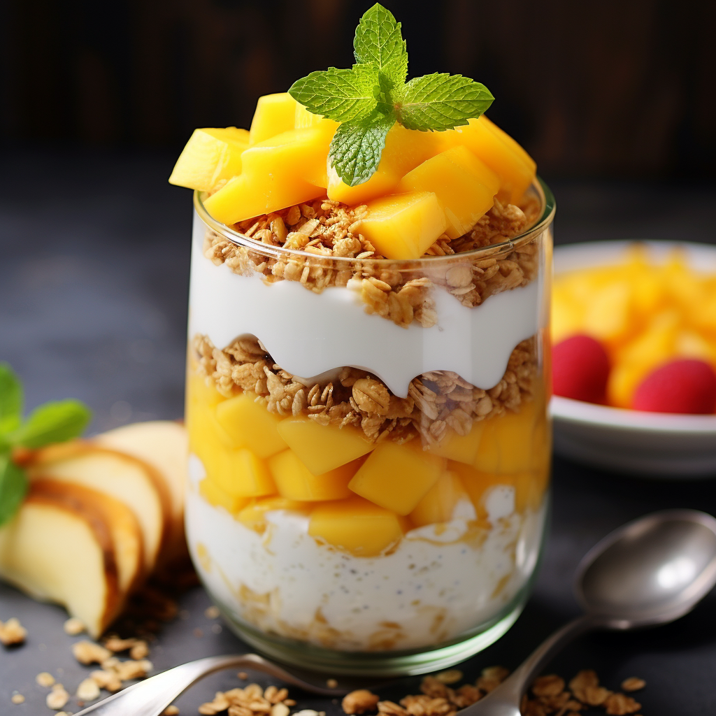 Mango and Yogurt Parfait