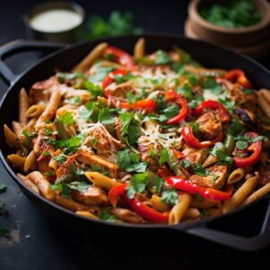 One-Pot Chicken Fajita Pasta