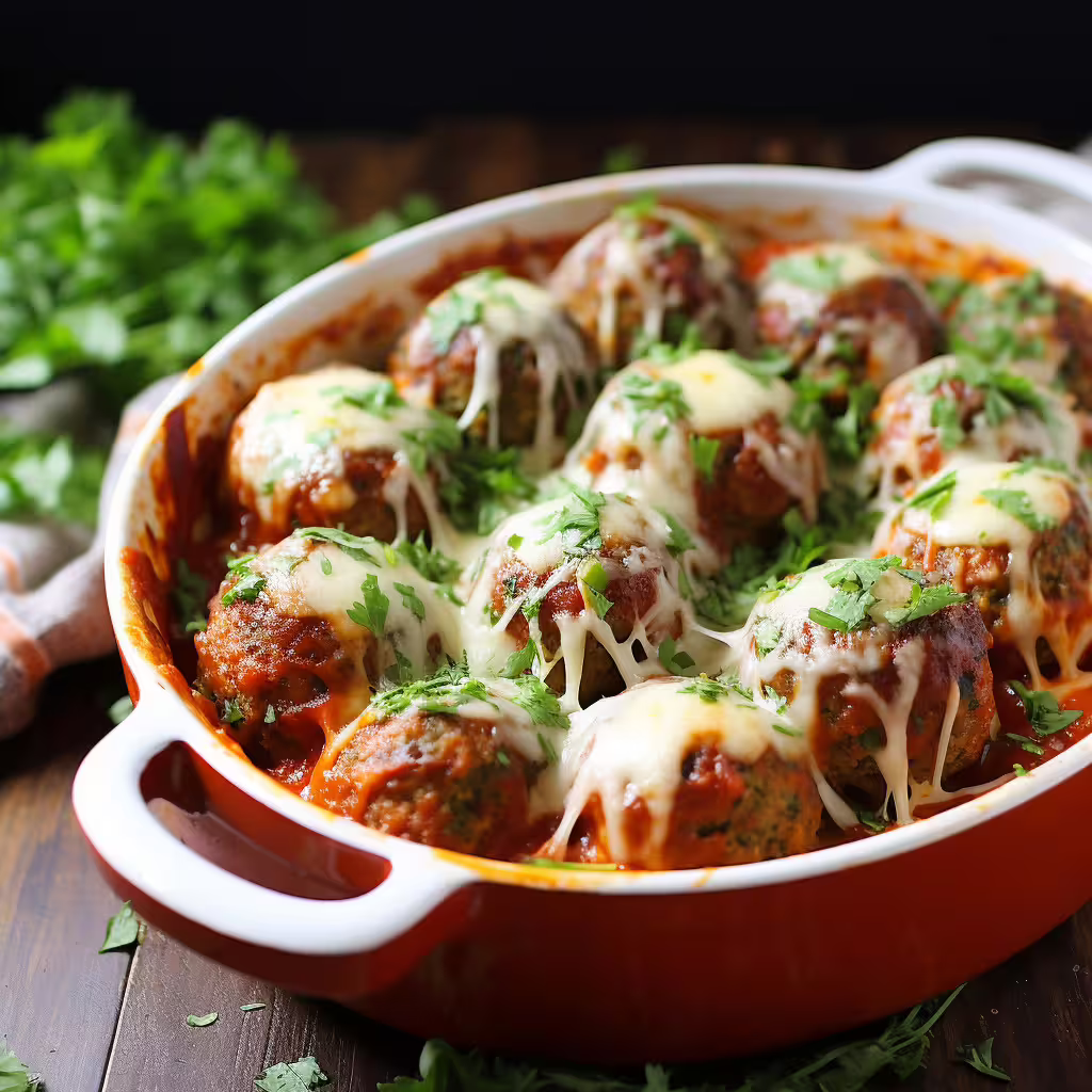 Baked Italian Meatballs
