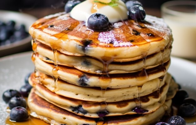 Easy Blueberry Pancakes