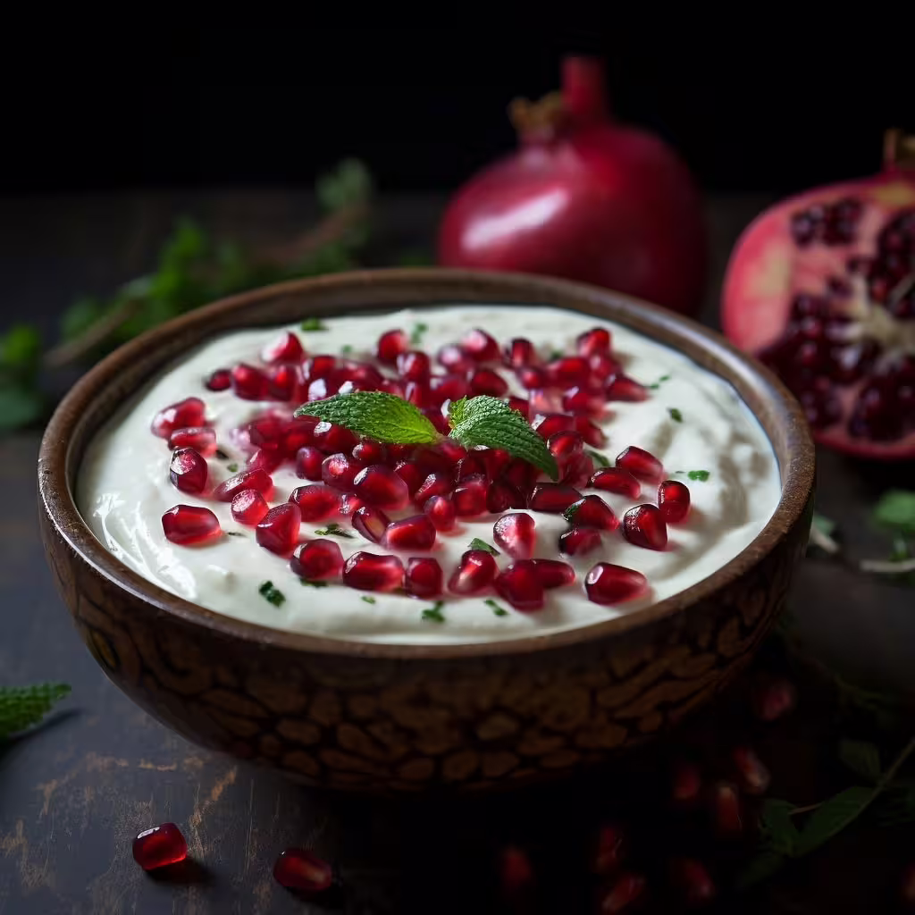 Pomegranate Raita