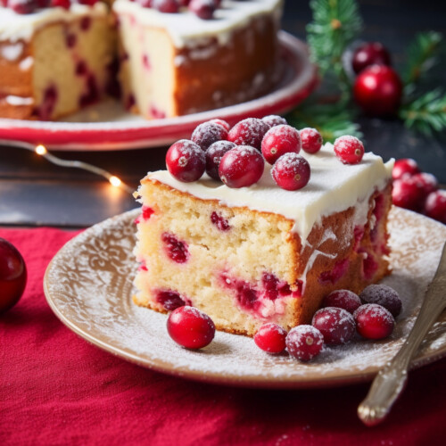 Christmas Cranberry Cake 