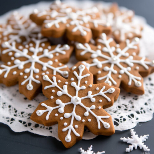 Gingerbread Snowflakes