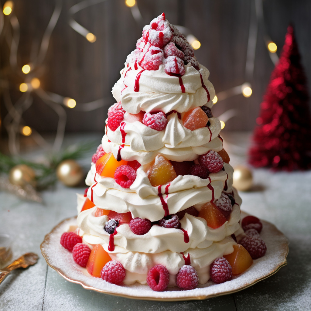 Pavlova Christmas Tree