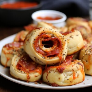 Pepperoni pizza rolls