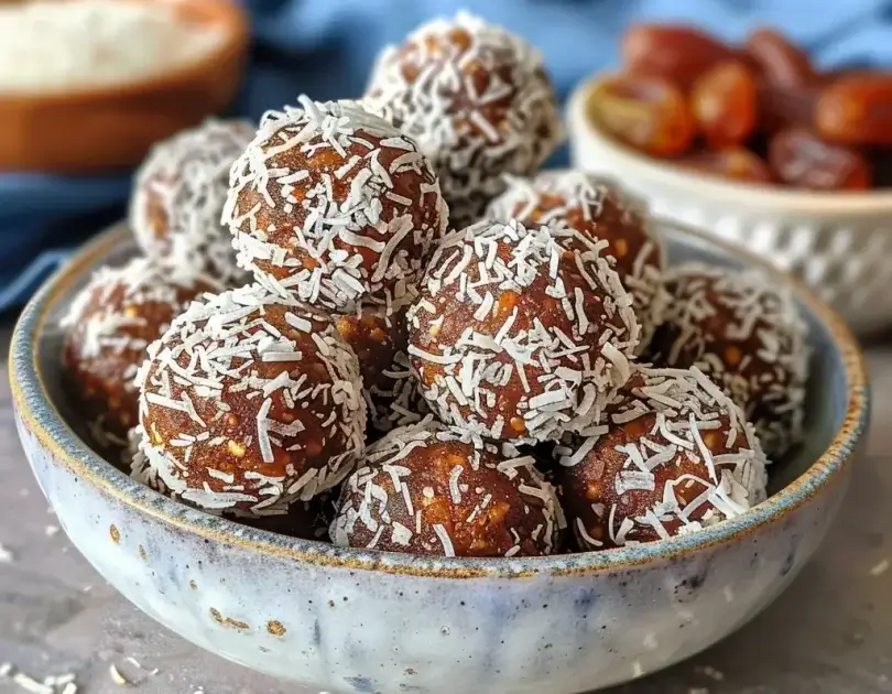Coconut and Date Bliss Balls