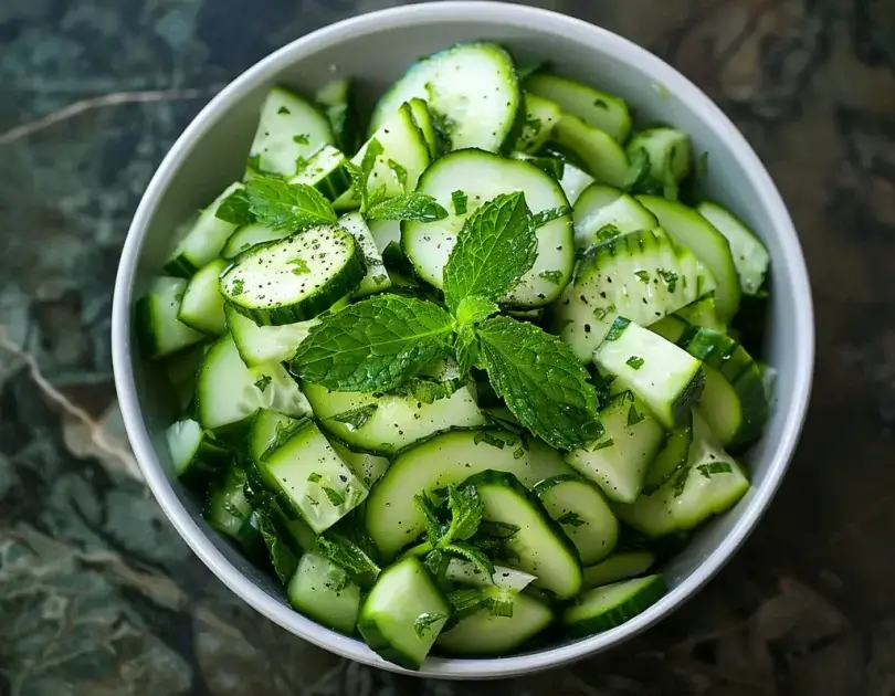 Cucumber and Mint Salad