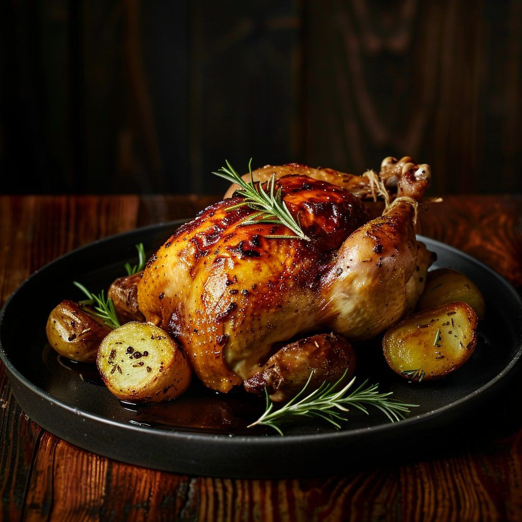 Roast Chicken with Potato