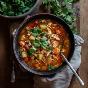Algerian Chicken and Vegetable Soup