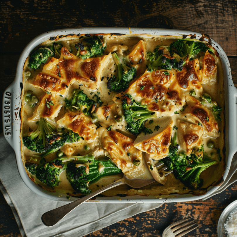 Turkey and Broccoli Bake with Coconut Milk - Coolinarco.com