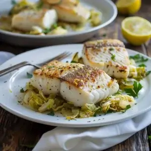 Cod and Cabbage Sauté