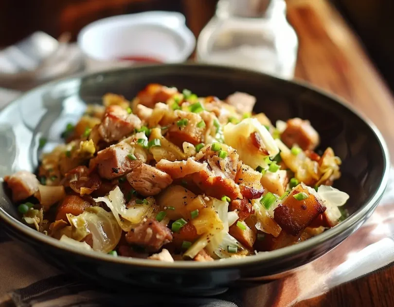 Pork and Cabbage Hash