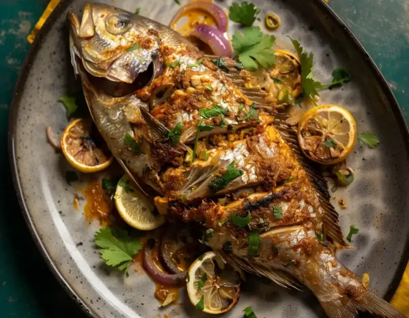 Spiced Baked Whole Fish