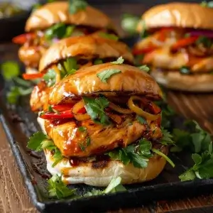 BBQ Chicken Sliders