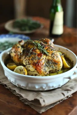 Lemon Herb Roast Chicken by Coolinarco