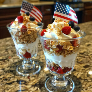 Patriotic Yogurt Parfait - Coolinarco.com