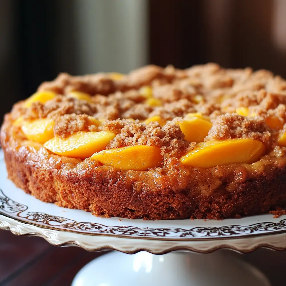 Peach Crumb Cake