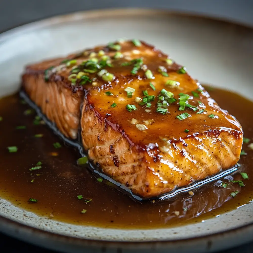 Salmon with Brown Sugar Glaze