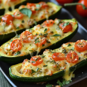 Stuffed Zucchini Boats