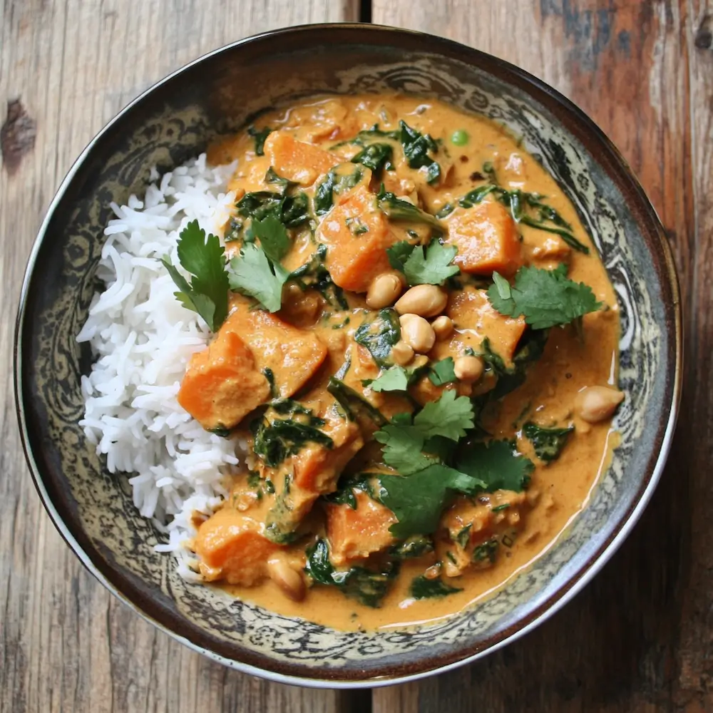 Sweet Potato Peanut Curry