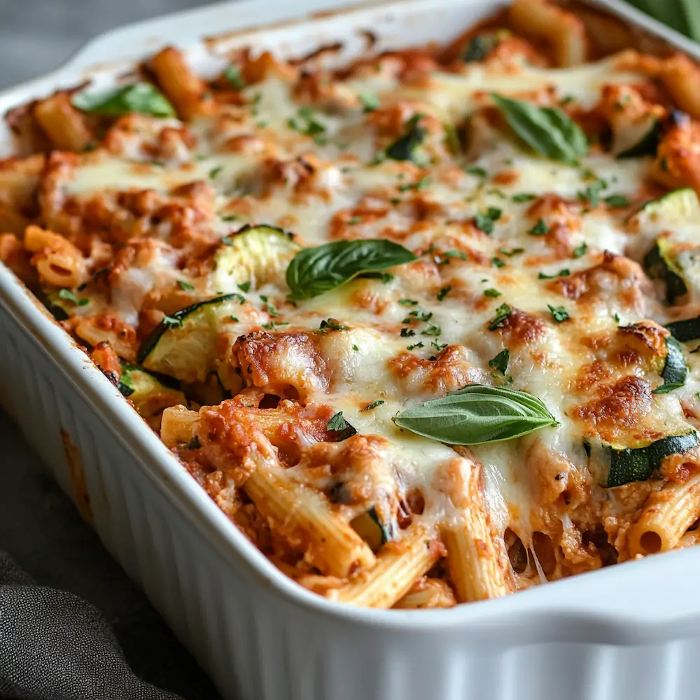 Zucchini Baked Ziti