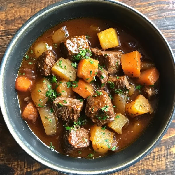 Beef Stew with Root Vegetables