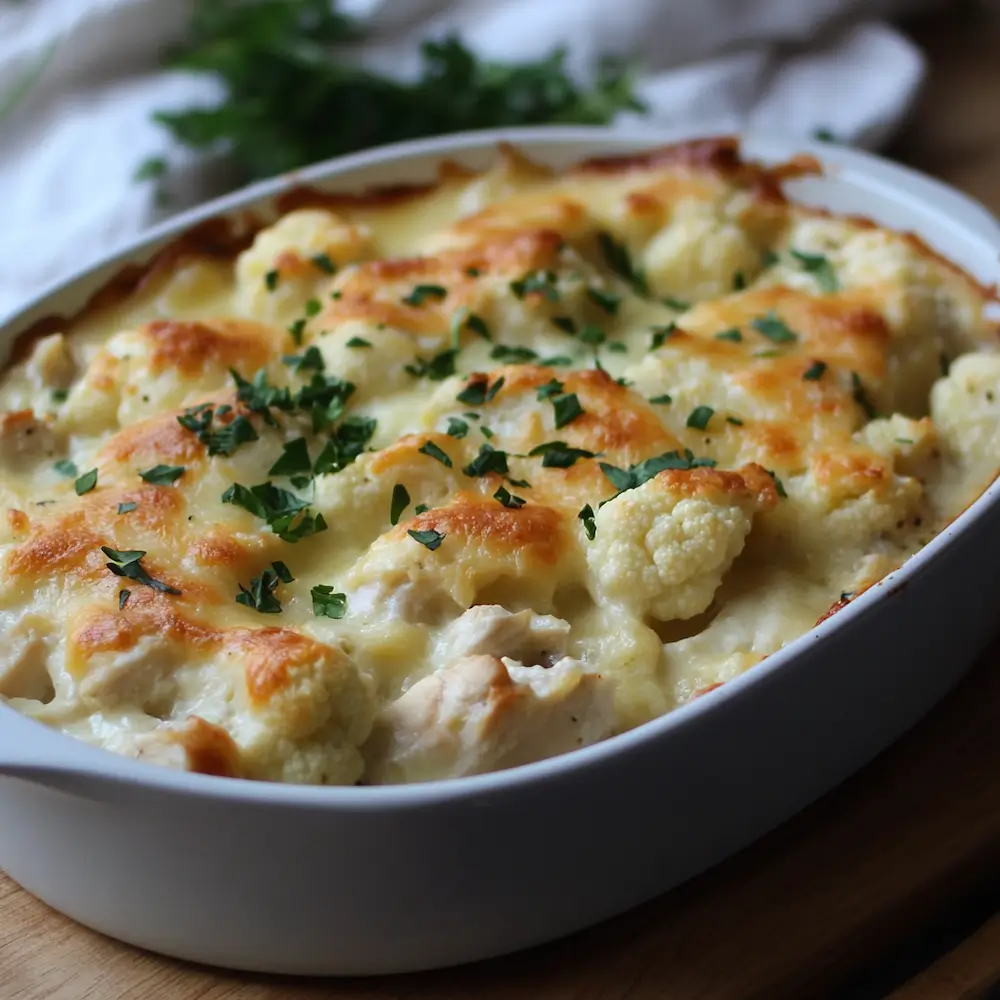 Chicken Casserole with Cauliflower