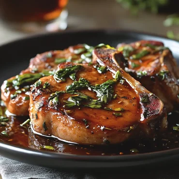 Cider-Glazed Pork Chops