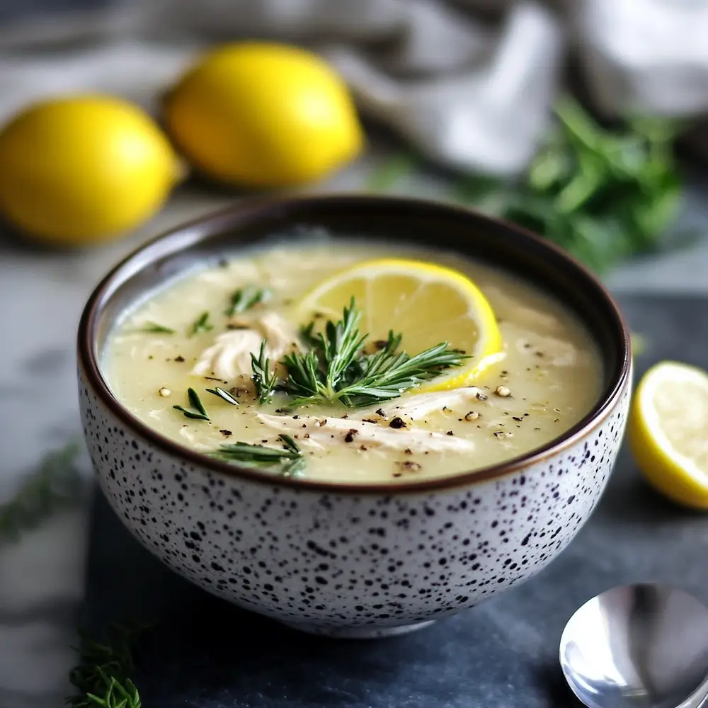 Greek Lemon Chicken Soup