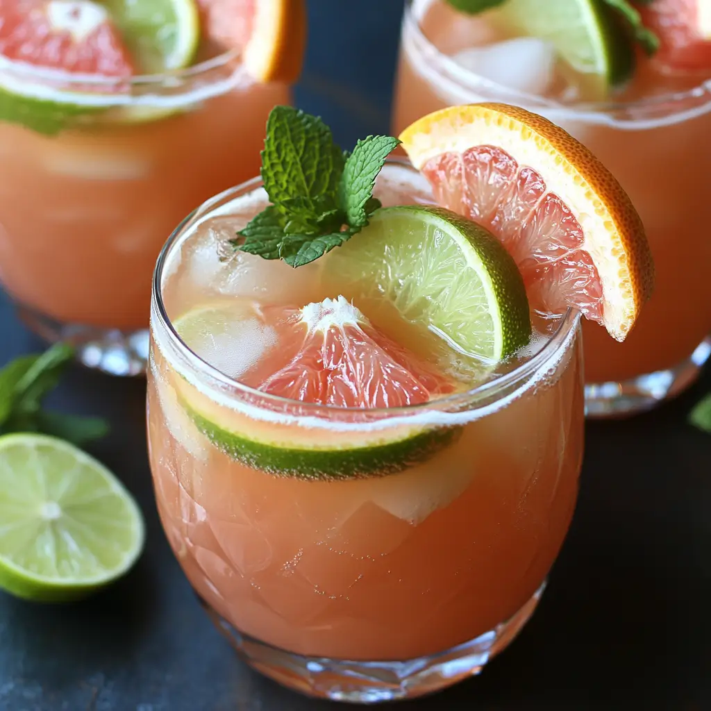 Pink Grapefruit Party Punch