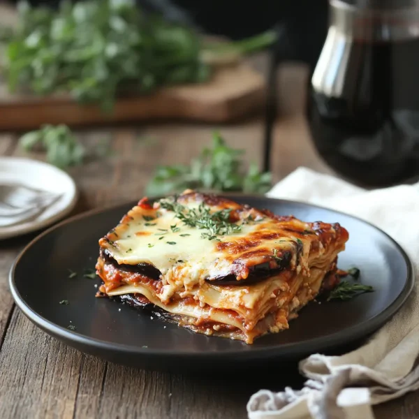 Aubergine Parmigiana Lasagne