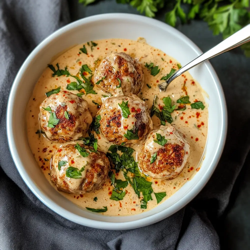 Creamy Turkey Meatballs