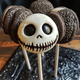 Jack Skellington Oreo Pops