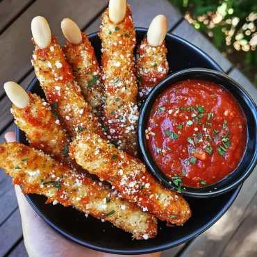 Witch’s Finger Cheese Sticks