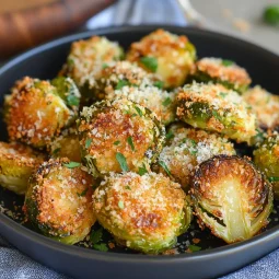 Parmesan Crusted Brussels Sprouts