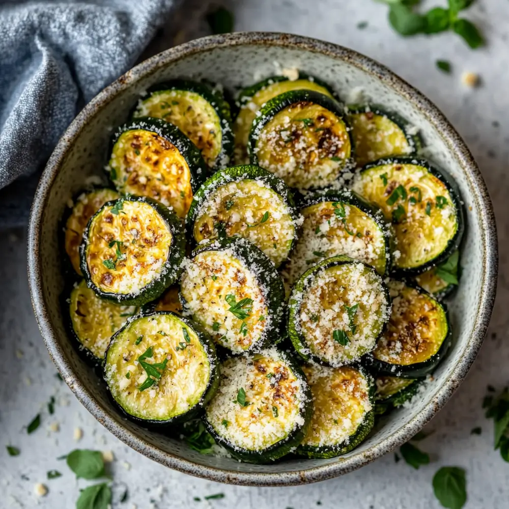 Roasted Zucchini with Parmesan