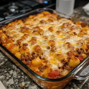 Taco Gnocchi Bake