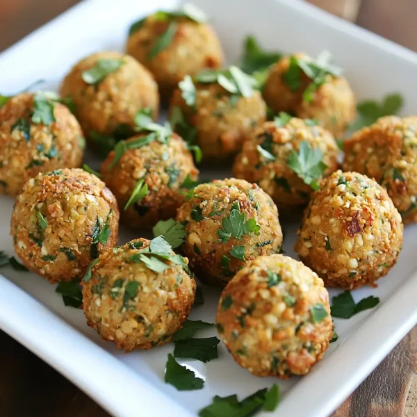 Aubergine & Chickpea Bites