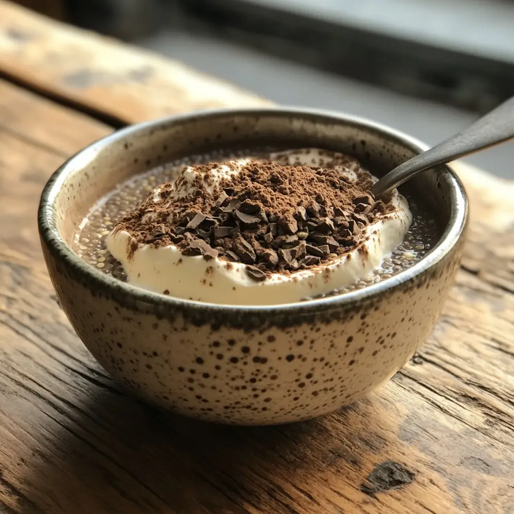 Tiramisu Chia Pudding