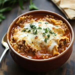 Lasagna Soup