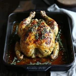 Glazed Roast Chicken