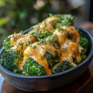 Roasted Cheddar Broccoli