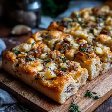 Stuffing-Seasoned Focaccia