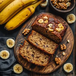 Gluten-Free Nut Banana Bread