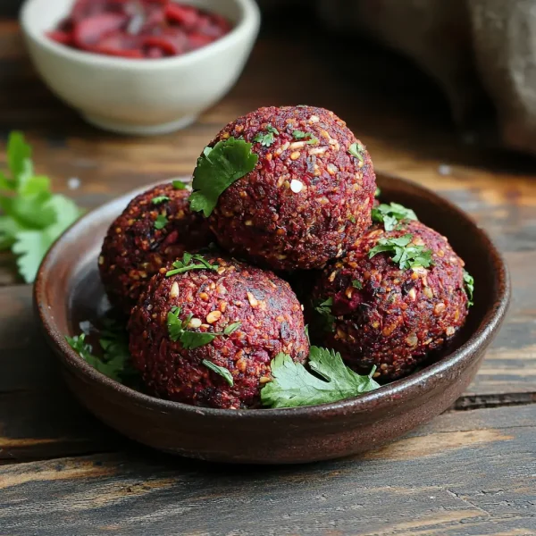 Beetroot Falafel