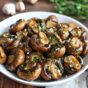 Garlic Roasted Mushrooms